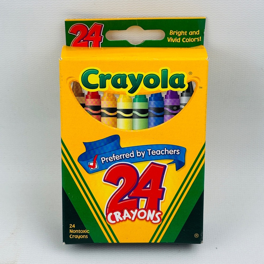 Crayola 24 Count Crayons 2006 Binney & Smith USA Made Dandelion
